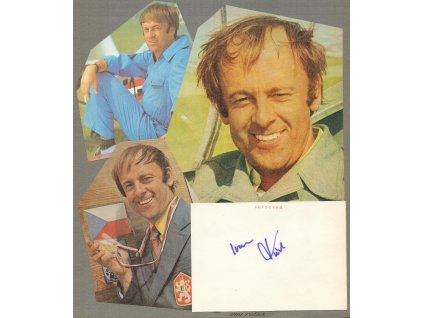 Tuček Ivan (1942-1999), akrobatický pilot, sběrat. list s vl. podpisem