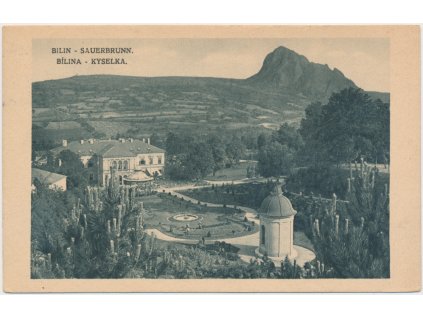 65 - Teplicko, Bílina, Sauerbrunn, Josefův pramen, cca 1923