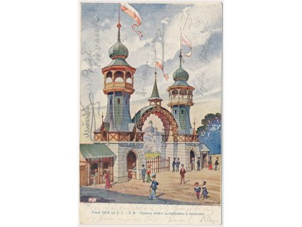 47 - Plzeň, výstava umění kuchařského a hostinství, r. 1904