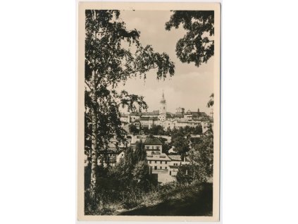 36 - Mladá Boleslav, pohled na město, cca 1957