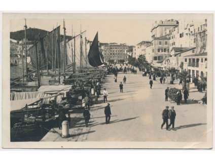 Chorvatsko, Split, Dioklecijanova obala, cca 1928