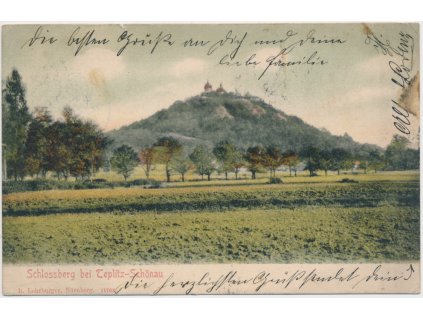 65 - Teplice, Schlossberg bei Teplitz - Schönau, cca 1900