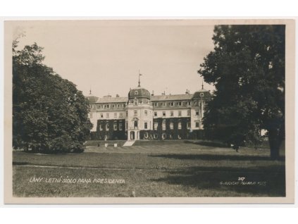 27 - Kladensko, Lány, letní sídlo pana presidenta, cca 1927