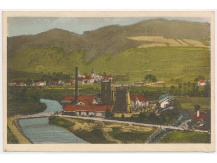 75 - Žďársko, Štěpánov, partie z údolí Svratky, cca 1930