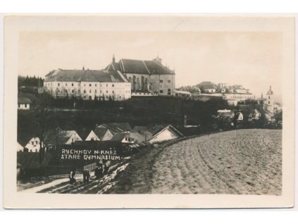 57 - Rychnov nad Kněžnou, Staré gymnázium, Nakl. B Zahradník, ca 1931