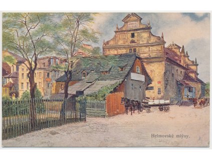 49 - Praha, Helmovské mlýny, Nakl. F. J. Jedlička, cca 1910