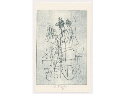 Moderní grafika, sestava 6 ks grafických listů, mh.Herčík, Houra....