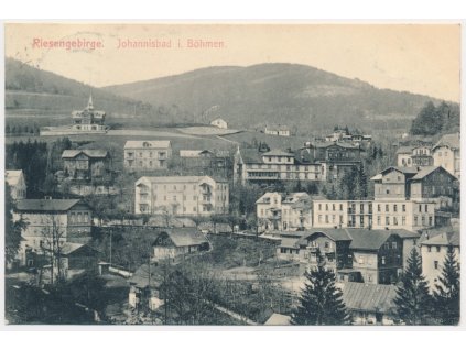 66 - Trutnovsko, Janské Lázně, celkový pohled na město, cca 1914