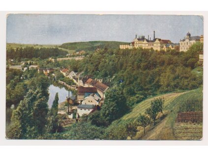 64 - Tábor, Koželuhy, pohled na město, cca 1919