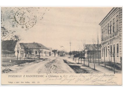 29 - Kolínsko, Radovesnice, celkový pohled, foto B. Kalina, cca 1902