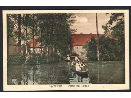 Deutschland, Spreewald - Partie bei Lehde, cca 1935