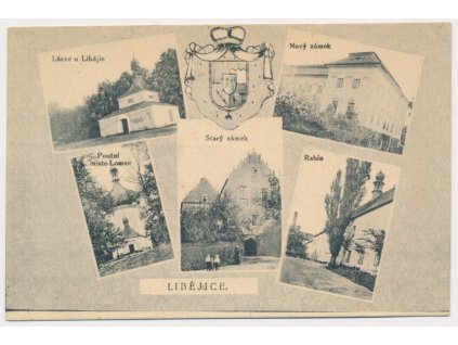 64 - Táborsko, Libějice, 5 - ti záběr s dominantami obce, cca1919