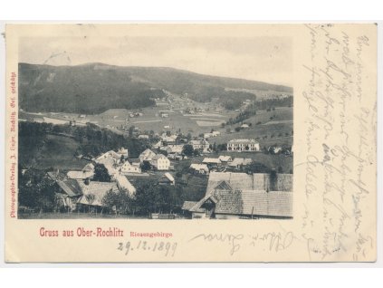 66 - Trutnovsko, Ober - Rochlitz, Horní Rokytnice, celkový pohled,1899