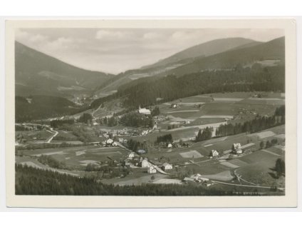 16 - Frýdeckomístecko, Staré Hamry, celkový pohled, cca 1943