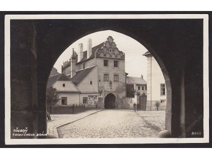 24 - Jindřichohradecko, Třeboň, Troníčkoa brána, Bromografia, cca 1935