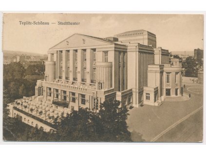 65 - Teplice, Stadttheater, divadlo, cca 1924