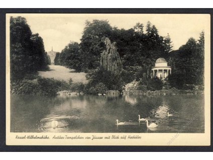Deutschland, Kassel-Wilhemshöhe, Antikes Templchen, cca 1930