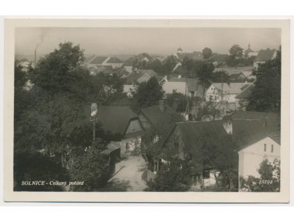 57 - Rychnovsko, Solnice, celkový pohled, cca 1932