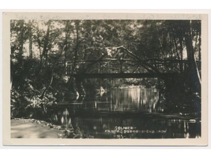 57 - Rychnovsko, Solnice, partie z Dobrovského sadu, cca 1932