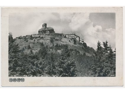 32 - Liberecko, pohled na vrchol Ještědu, cca 1940