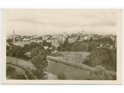 36 - Mladá Boleslav, celkový pohled na město, cca 1953