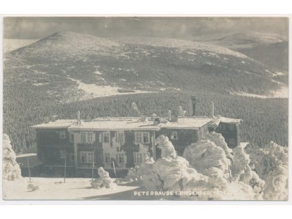 66 - Trutnovsko, Krkonoše, Peterbaude, cca 1934