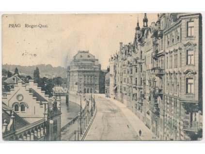49 - Praha, Rieger - Quai, Riegrovo nábřeží, cca 1908