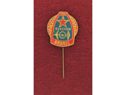 ČSSR, pamětní odznak Vzorný branec - Svazarm, stav 1/1