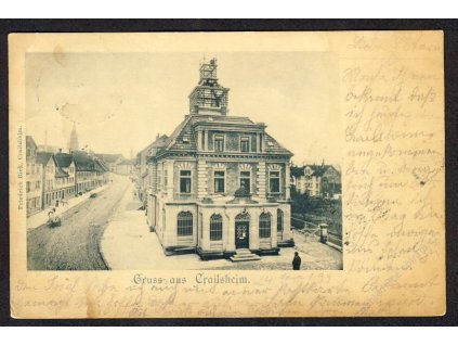 Deutschland, Gruss aus Crailsheim, Teilansicht, cca 1899