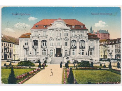 65 - Teplice, Teplitz - Schönau, Kaiserin - Elisabethbad, cca 1915