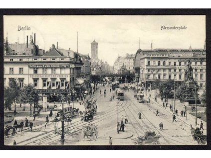 Deutschland, Berlin, Alexanderplatz, cca 1908