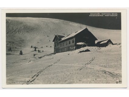 66 - Trutnovsko, Špindlerův Mlýn, Hotel Martinova bouda, cca 1929