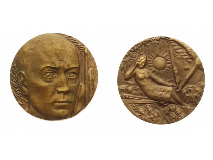 ČSSR, AE pamětní medaile Lumír Šindelář, průměr 60mm, stav 0/0