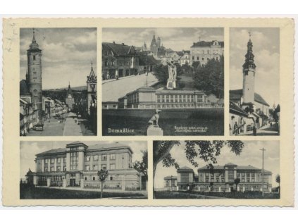15 - Domažlice, 5 - ti záběr s dominantami města, cca 1934