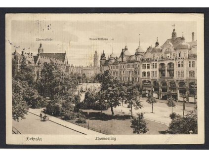Deutschland, Leipzig, Thomasring, cca 1915