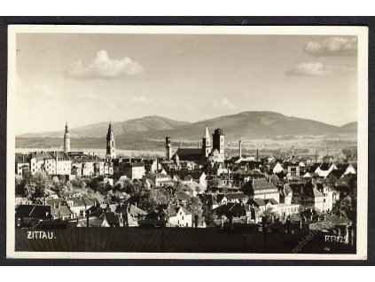 Deutschland, Zittau, Panorama, cca 1930