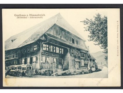 Deutschland, Gasthaus z. Himmelreich (Höllenthal - Schwarzwald), cca 1900