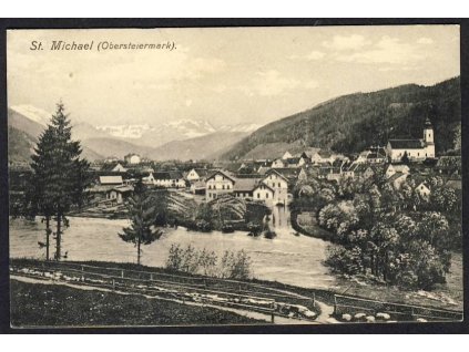 Österreich, St. Michael (Obersteiermark), cca 1910