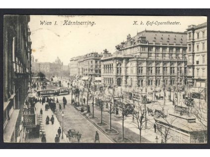 Österreich, Wien, Kärtnerring, K. k. Hof-Operntheater, cca 1922