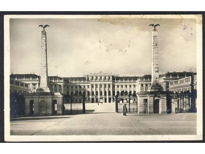 Österreich, Schloss schönbrunn, Haupttor, cca 1931