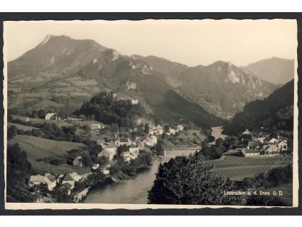 Österreich, Losenstein a. d. Enns, Totalansicht, cca 1930