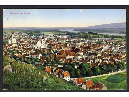 Österreich, Krems a. d. Donau, Totalansicht, cca 1916