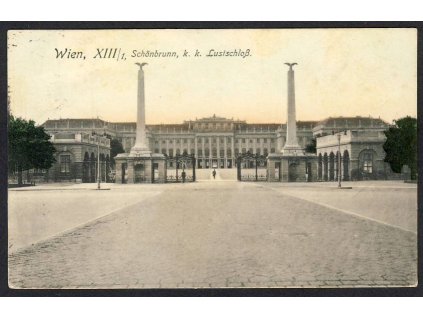 Österreich, Wien, Schönbrunn, k. k. Lustschloss, cca 1915