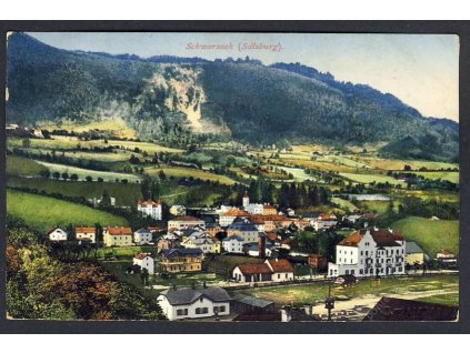 Österreich, Schwarzach, Totalansicht, cca 1912