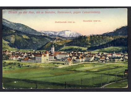 Österreich, Bruck a. d. Mur, gegen Calvarienberg, cca 1908