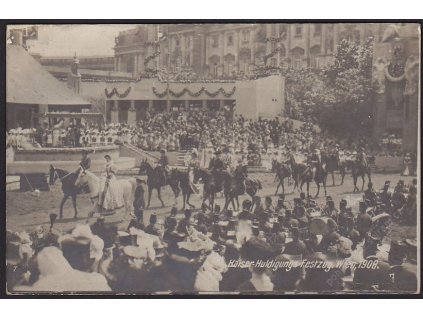 Sváteční průvod na počest Císaře, cca 1908