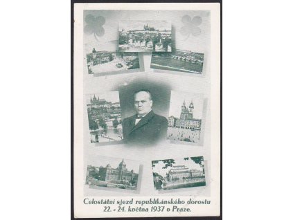 Celostátní sjezd republikánského dorostu v Praze, cca 1937