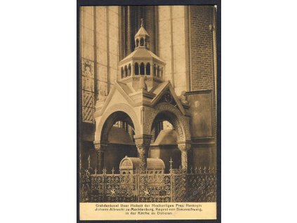 Deutschland, Doberan, Grabdenkmal Frau Herzogin Johann Albrecht zu Mecklenburg, cca 1908