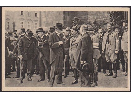 Pohlednice z prvých 10 let naší samostatnosti, kompletní sada 12-ti kusů, cca 1918-1928