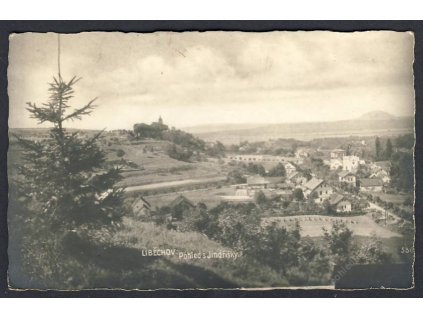 35-Mělnicko, Liběchov, Pohled z Jindřišky, cca 1935